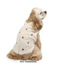 PET PARADISE ペットパラダイス 背中開き ベスト 苺 刺繍 中型犬 大型犬