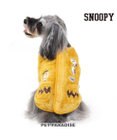 PET PARADISE 犬の服 犬 服 秋冬 スヌーピー 背中開き ジャケット 【小型犬】 ボア チャーリー