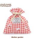 Mother garden マザーガーデン MOLANG モラン 巾着 いちご柄 20×22cm 巾着袋