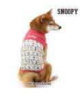 PET PARADISE スヌーピー パッチ付き タンクトップ 《レッド》【中型犬】
