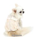 PET PARADISE ペットパラダイス ボア ジップベスト 《お花》 小型犬