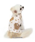 PET PARADISE くま ビスケット柄  ポーチ風タンクトップ 【小型犬】