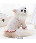 PET PARADISE ペットパラダイス お花のびのび リブ Tシャツ  小型犬