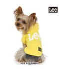 PET PARADISE 犬の服 犬 服 秋冬 Ｌｅｅ パーカー 【小型犬】 白 ロゴ レッド イエロー