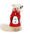 PET PARADISE スヌーピー ずっ友 お揃い パーカー 《レッド》 小型犬