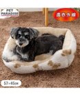 PET PARADISE ペットパラダイス くまちゃん 織り遠赤外線 四角 カドラー  Ｍ