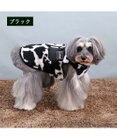 PET PARADISE Lee 背開き ボアベスト 牛柄 《ブラック》 小型犬