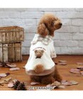 PET PARADISE ペットパラダイス くまちゃん襟トレーナー 襟付き チェック 小型犬