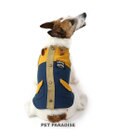 PET PARADISE ペットパラダイス 背中開きベスト ネイビー 【中型犬】