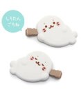 Mother garden しろたん ぷっくり 前髪クリップ 2個入り 《ごろね/しろたん＆らっこいぬ》 単品