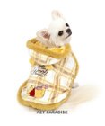 PET PARADISE ディズニー くまのプーさん ポンチョ 《チェック柄》 小型犬