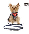 PET PARADISE Lee ハーネス＆リード 《ボーダー》 ３Ｓ 小型犬