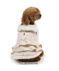 ペットパラダイス　フリルポンチョ　ホワイト　大型犬　完売品　フリル　リボン　L ペットパラダイス フリルポンチョ 《ホワイト》 中型犬 大型犬