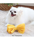 PET PARADISE ペットパラダイス ノーズ ワーク リボン トイ 《イエロー /ピンク》単品