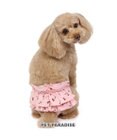 PET PARADISE 犬の服 犬 サニタリーパンツ 【小型犬】 チェリー柄