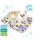 PET PARADISE 犬 クール マット 冷感 ディズニー ミッキーマウス 柔らか アイコン柄クールマット (48×40cm) 接触冷感 ひんやり ペット
