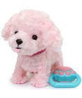 Mother garden マザーガーデン とことこおさんぽシリーズ もこもこプードルちゃん 《ピンク》水色リード 単品