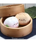 Mother garden しろたん ピザまん / ももまん マスコット ぬいぐるみ 【単品】