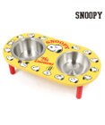 PET PARADISE 犬 猫 フードスタンド 高さ調整 スヌーピー フードボウル エモーション
