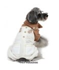 PET PARADISE 犬 服 つなぎ パンツ  【小型犬】 ニット ボア