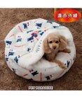 PET PARADISE リサとガスパール 遠赤外線  寝袋 丸型《頬杖柄》 径60cm