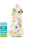 PET PARADISE 犬の服 春夏 ひんやり クール メッシュ 接触冷感 虫よけ リサとガスパール  レモン柄タンクトップ 【小型犬】クールマックスエコメイド
