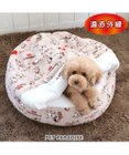 PET PARADISE ディズニー 101匹わんちゃん 丸型寝袋 遠赤外線 《風船柄》 60cm