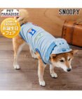 PET PARADISE スヌーピー デニム パーカー  《ライトブルー》 中型犬 大型犬