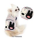 PET PARADISE 犬の服 犬 リサとガスパール トリコロール アップリケＴシャツ 【小型犬】
