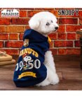 PET PARADISE スヌーピー カレッジロゴ パーカー 《ネイビー》 小型犬