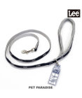 PET PARADISE Ｌｅｅ反射 チャーム付きリード 紺【４Ｓ～３Ｓ】