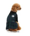 PET PARADISE J.PRESS スカートつなぎ ブラックウォッチ 小型犬