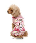PET PARADISE 犬の服 犬 服 秋冬 ディズニー ミニーマウス ロンパース 【小型犬】 花柄
