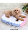 犬 ベッド おしゃれ リサとガスパール (57×45cm) 縞柄 着脱カバー 犬 猫 ベッド マット 小型犬 介護 おしゃれ かわいい ふわふわ  あごのせ