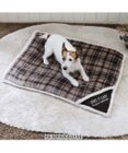 PET PARADISE ペットパラダイス 遠赤外線 ボアマット 《 チェック柄 》 (80×60cm)