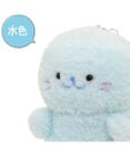 Mother garden しろたん ついてきちゃうマスコット  キーホルダー 12cm 《もふもふ 水色》 単品