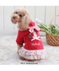PET PARADISE 犬の服 犬 ディズニー ミニーマウス パーカー 【小型犬】 チューリップ