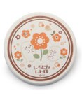 Mother garden しろたん 珪藻土 コースター レトロ 単品 《 チューリップ柄 / アネモネ柄 》