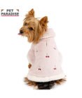 PET PARADISE ペットパラダイス チェリー ポンチョ 《ピンク》 小型犬