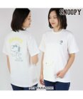 PET PARADISE スヌーピー お揃い Ｔシャツ【オーナー用】 ジョークール ポケット