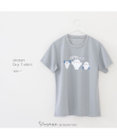 Mother garden しろたん ドライ ぱわー柄 Tシャツ 半袖 《灰色》  吸水速乾加工 レディース メンズ ユニセックス