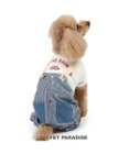 PET PARADISE ペットパラダイス パンツつなぎ 《ヒッコリー風》 小型犬