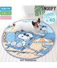 PET PARADISE スヌーピー クールマット 《ビーチ柄》 90cm