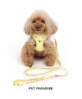 PET PARADISE ディズニー くまのプーさん リード付きハーネス ふわふわパイル SS
