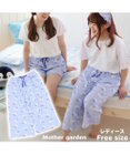 Mother garden マザーガーデン こぴよフレンズ こねむ パイル ステテコ レディース フリーサイズ ルームパンツ 部屋着 夏 夏物 フリーサイズ レディース 女性用 パイル生地 かわいい キャラクター