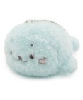 Mother garden しろたん ふわふわキーホルダー 《水色》 単品