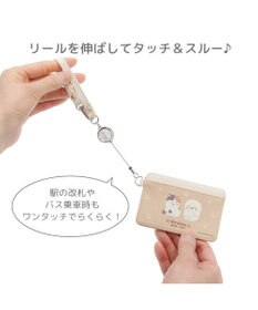 Mother garden しろたん リール付きパスケース 《with cats》 単品