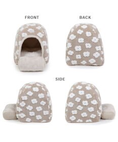 PET PARADISE ペットパラダイス 遠赤外線  ボアハウス 《お花柄》 小型犬