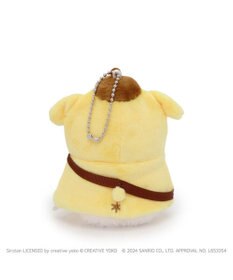 Mother garden しろたん ぬいぐるみキーホルダー ポムポムプリン　【しろたん×サンリオキャラクターズ】