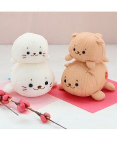 Mother garden しろたん ちりめん ちびマスコット 《単品》 しろたん/らっこいぬ